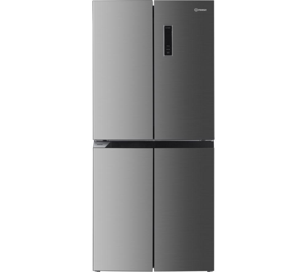 INDESIT Push&Go INGF 6421 XP4UK American-Style Fridge Freezer - Silver