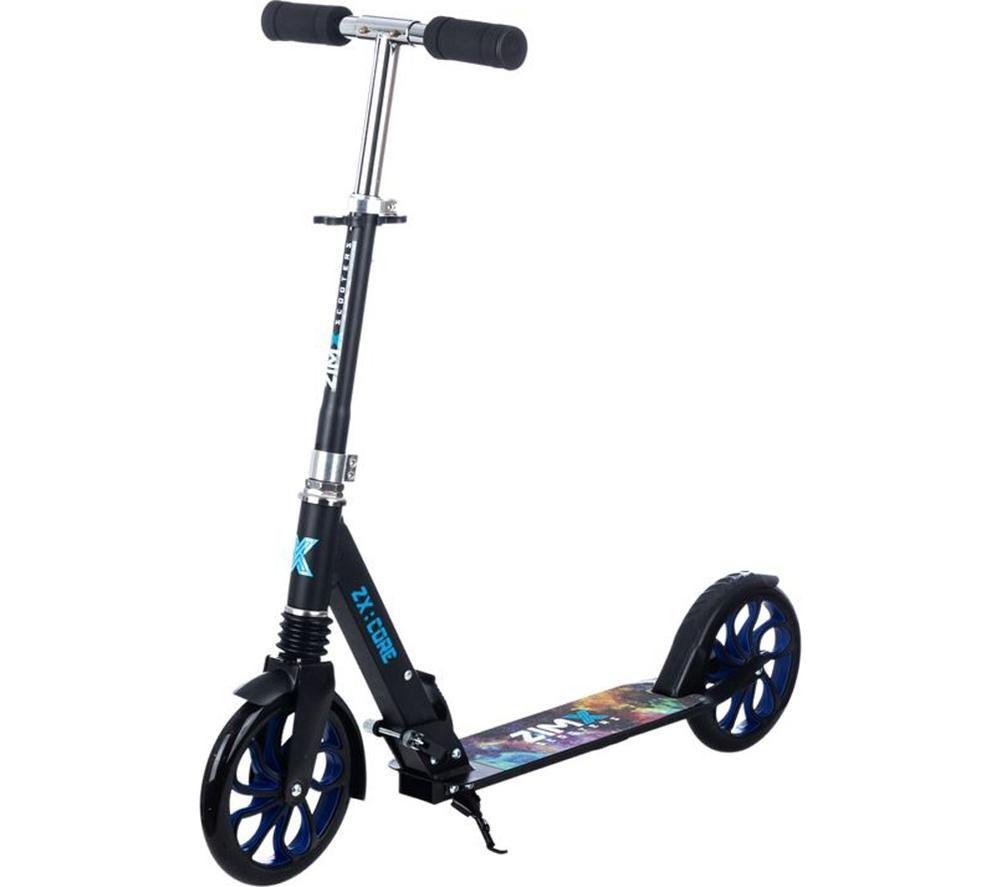 ZIMX ZX Core Lighted Folding Kids Scooter - Blue