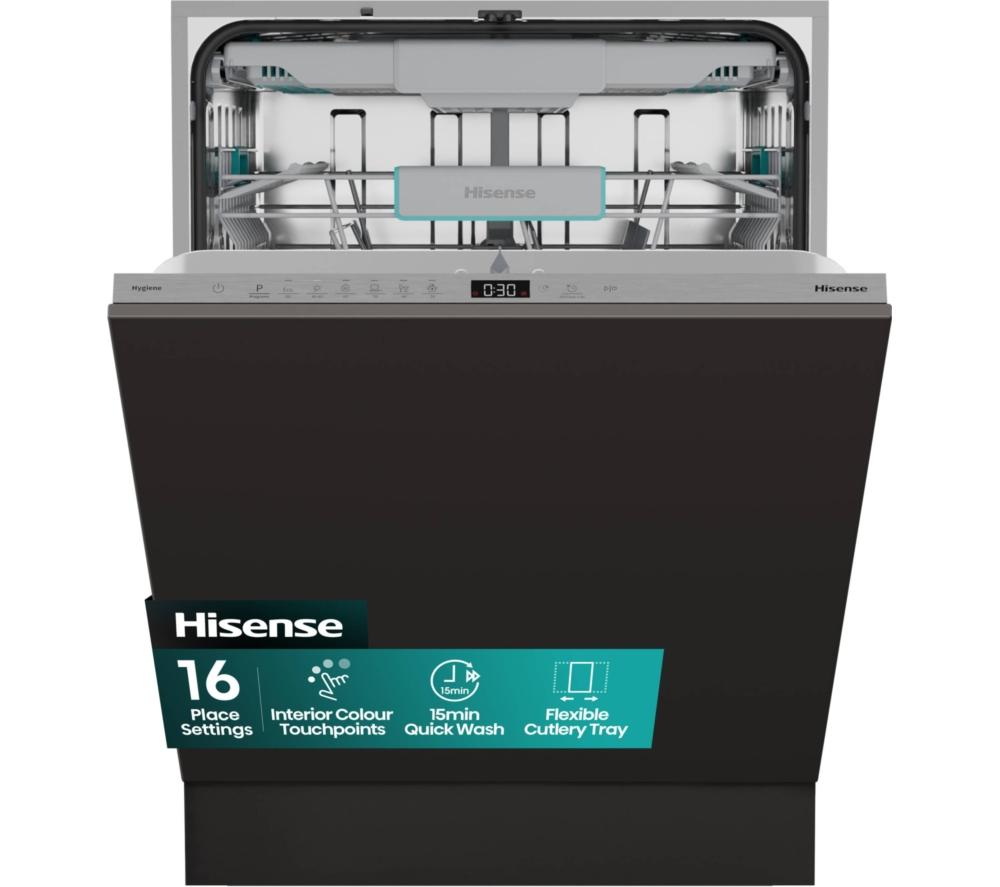 HISENSE HV16CUK Full-size Fully Integrated Dishwasher