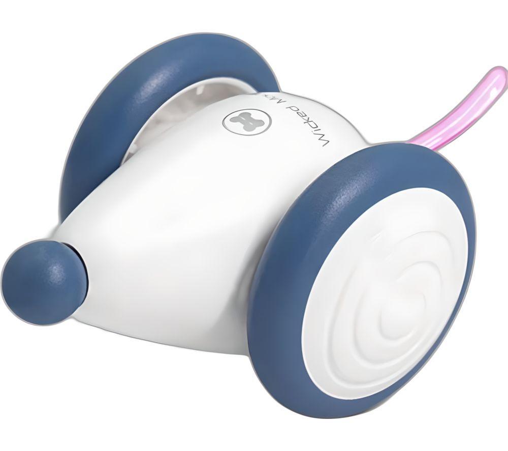 CHEERBLE Wicked Mouse Toy for Cats - White