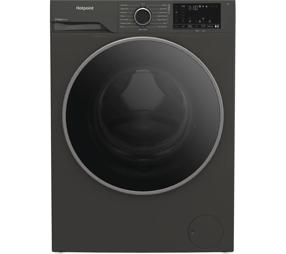 HOTPOINT FabricCare HBCA 93G CARE UK 9 kg 1400 Spin Washing Machine - Manhattan Grey