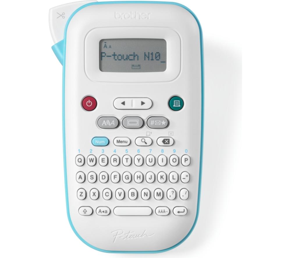 BROTHER PT-N10 Label Maker - White & Blue