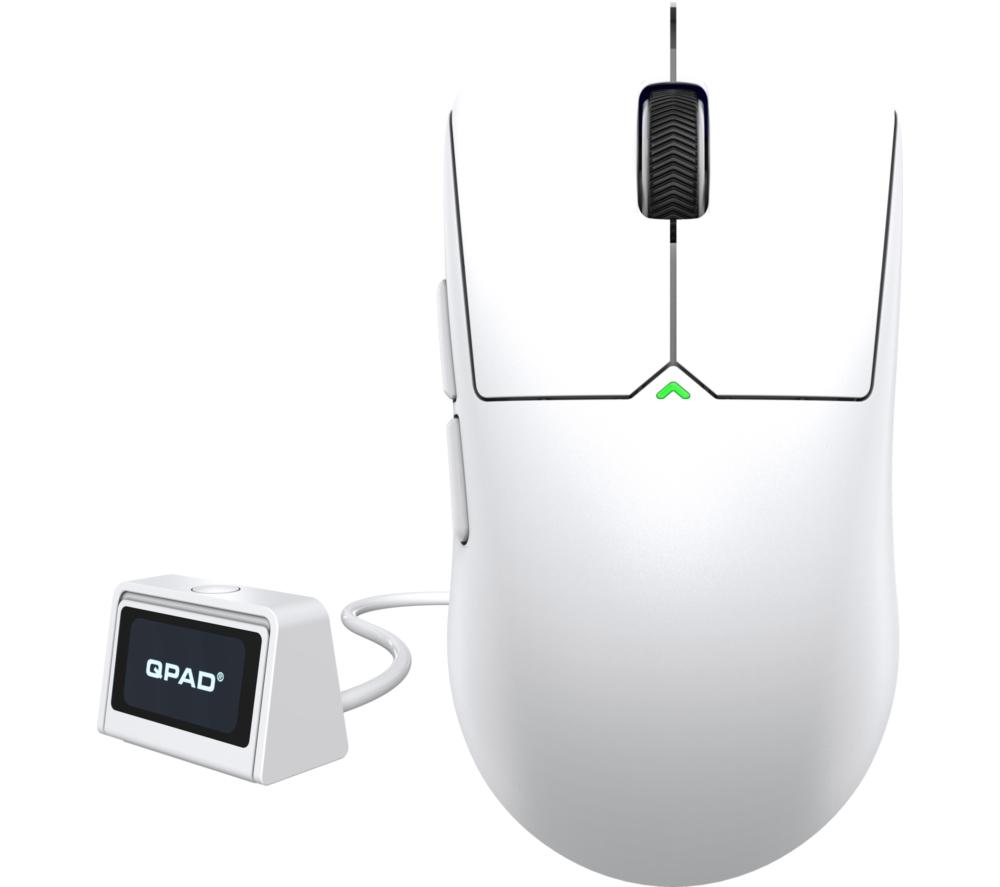 QPAD Mark Model 3 Wireless Optical Gaming Mouse - White