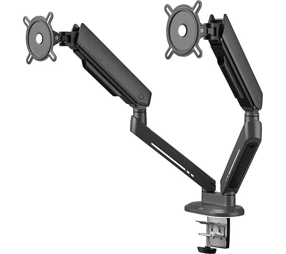 ONE FOR ALL DM8210 Universal Gaming Dual Arm 21-45inch Monitor Desk Mount - Anthracite & Black