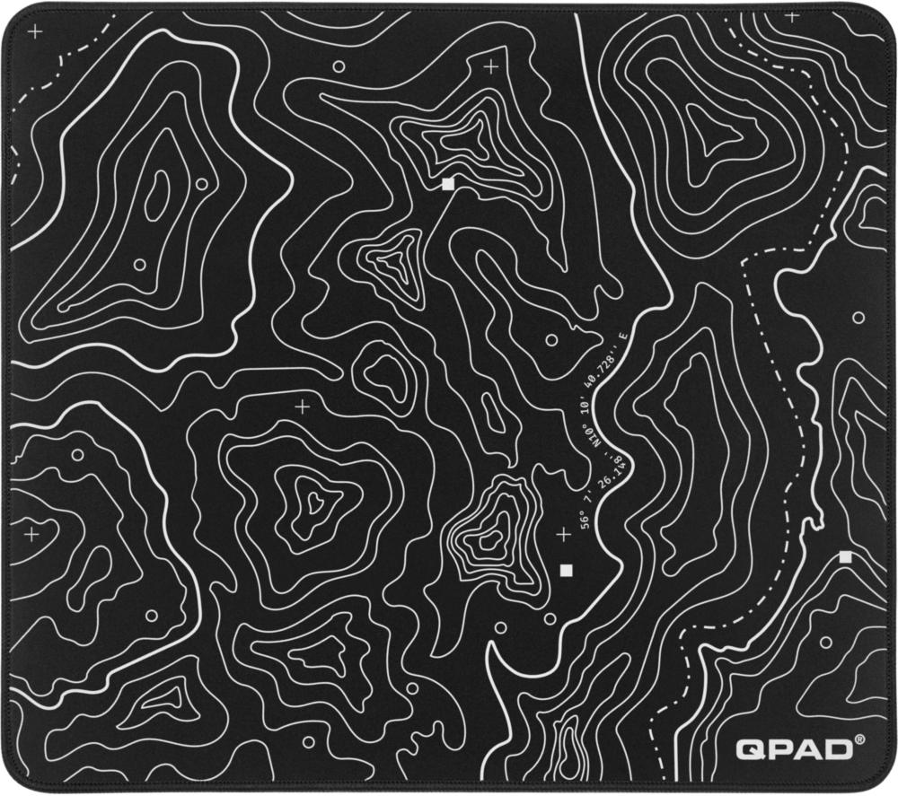 QPAD Edge Mouse Mat - Black & White, Large