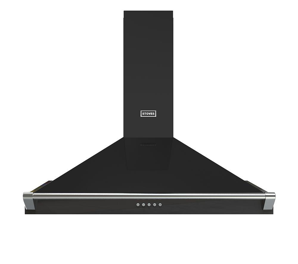 STOVES Richmond 100PYR Chimney Cooker Hood - Black