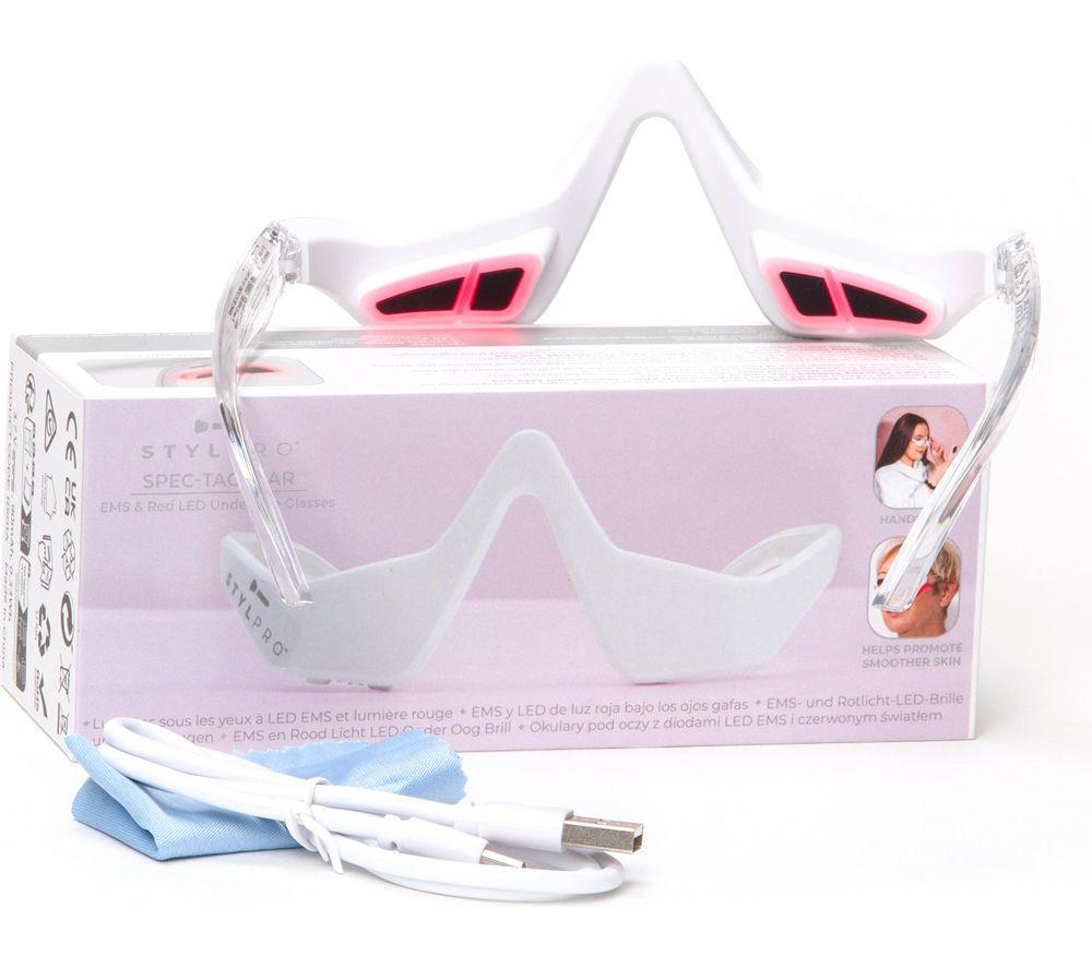 STYLPRO Spectacular EMS & Red Light Therapy Glasses - White