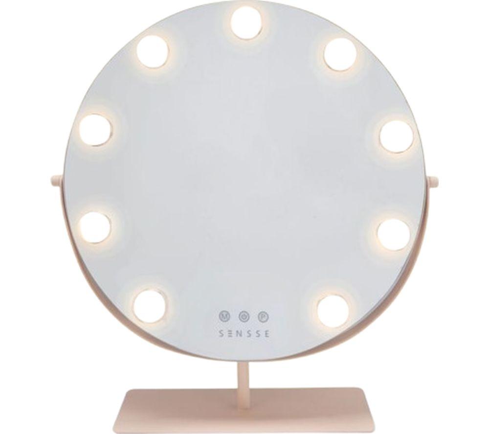 SENSSE SNHM02 Hollywood Light Up LED Mirror - Nude