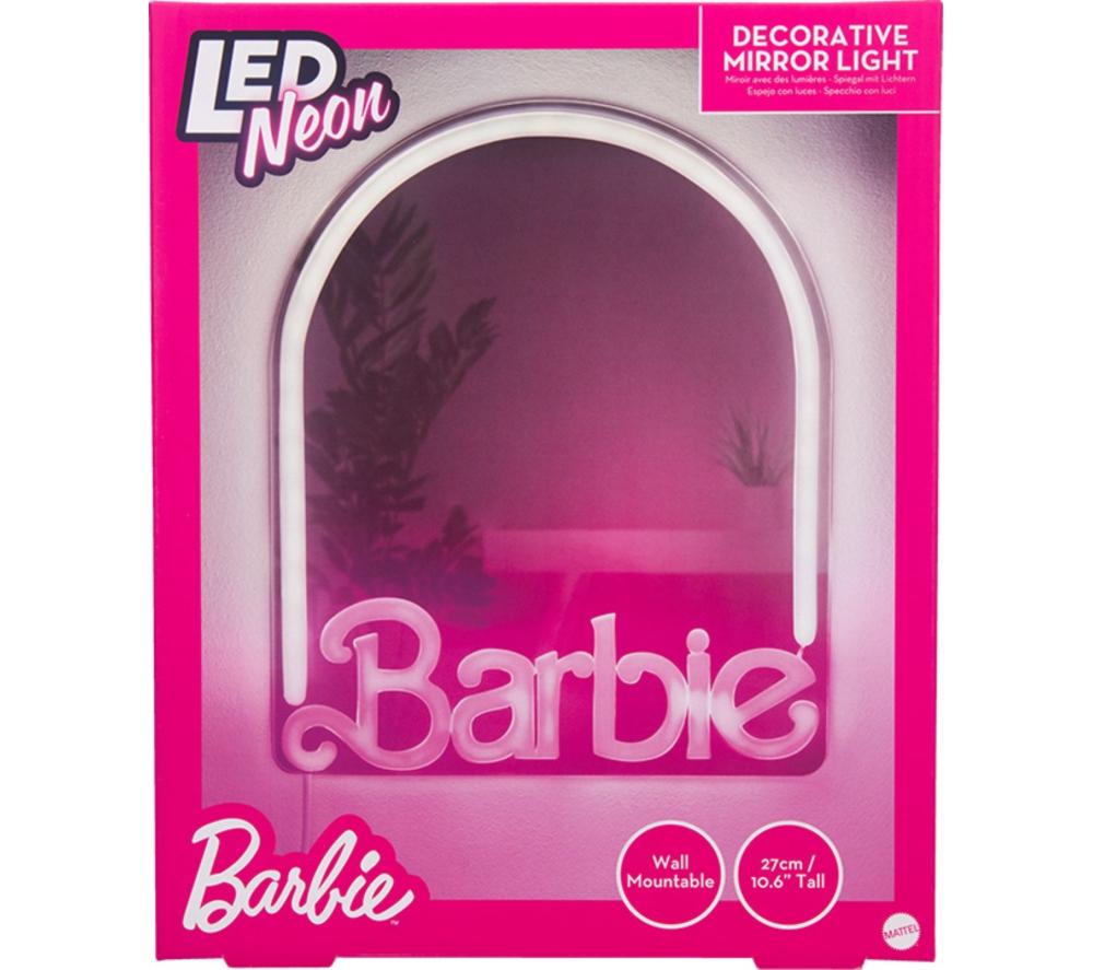 PALADONE Barbie Wall Mountable LED Neon Mirror