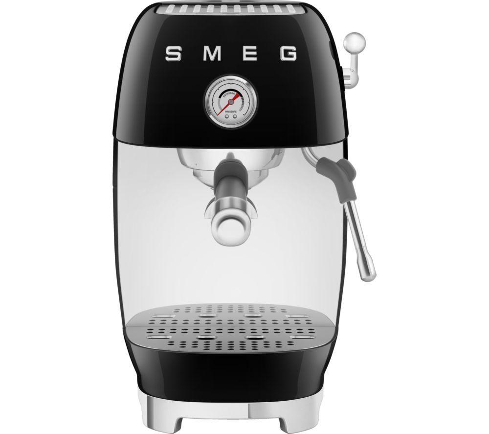 SMEG ECF03BLUK Coffee Machine - Black