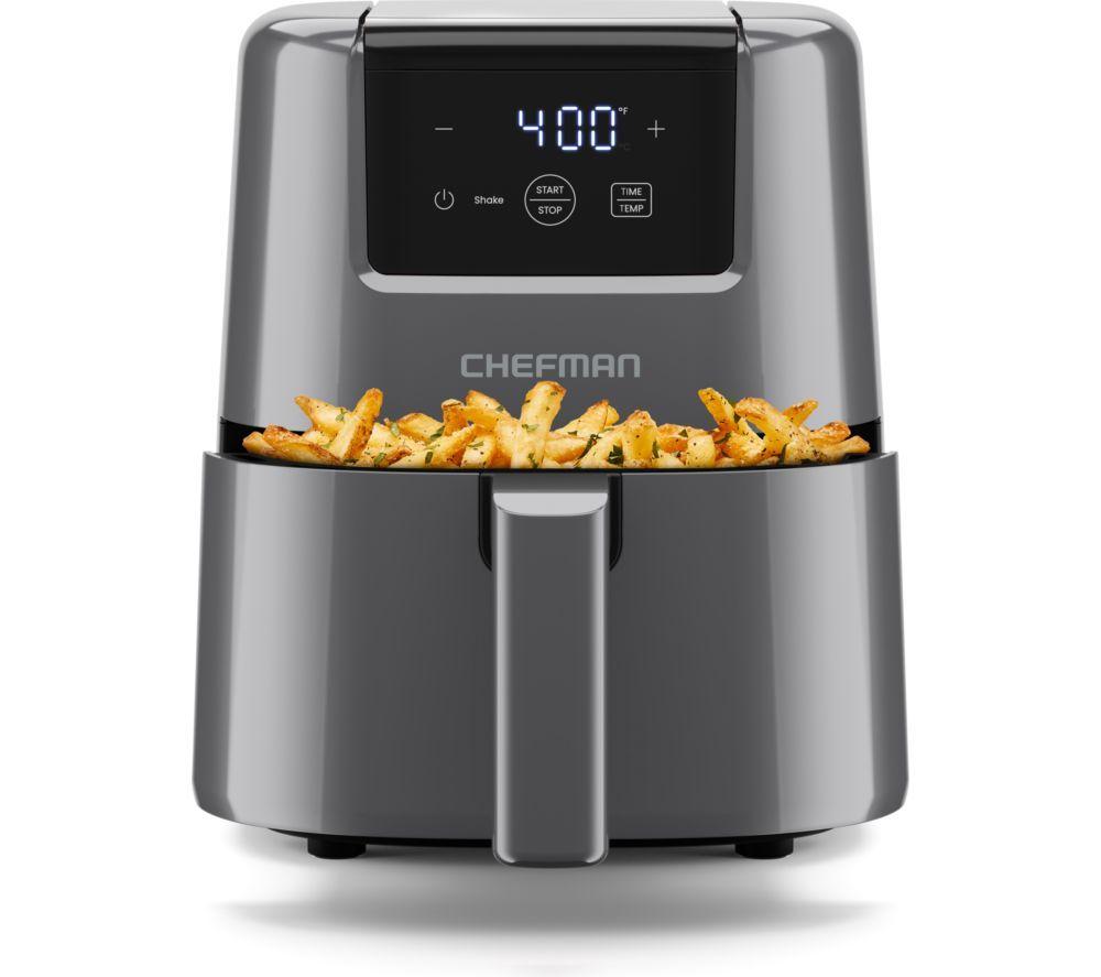 CHEFMAN TurboFry Touch RJ38-2T-GREY-UK Air Fryer - Grey