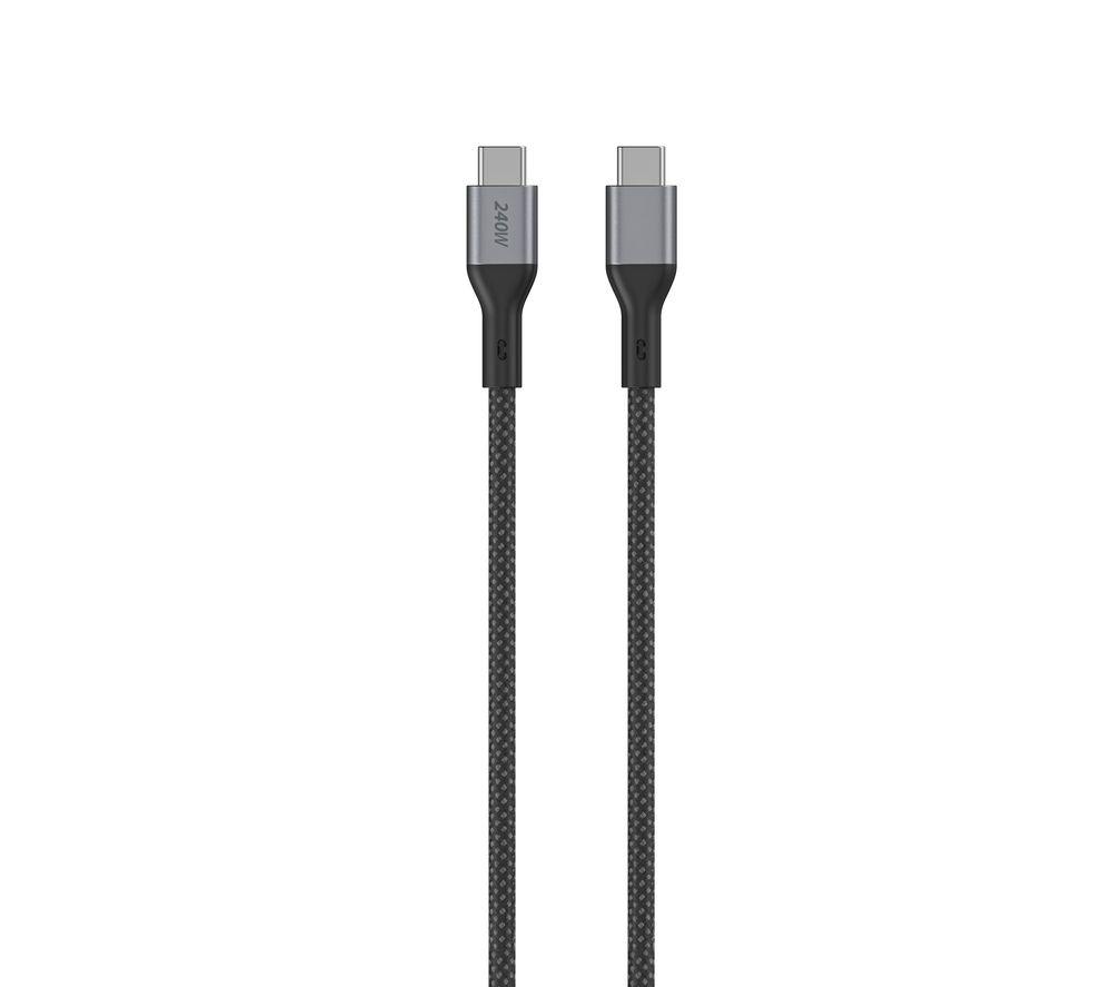 GOJI USB-C to USB-C Cable - 2 m, Black