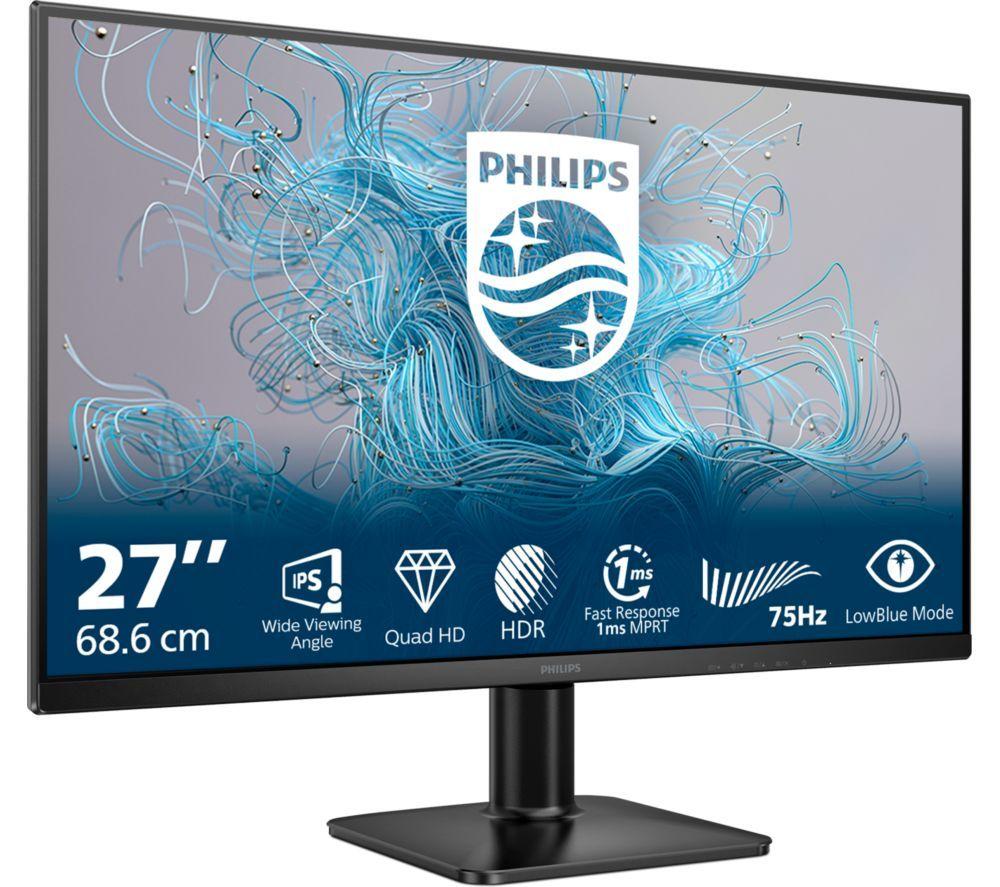 PHILIPS 27E2N1500L Quad HD 27inch IPS LCD Monitor - Black