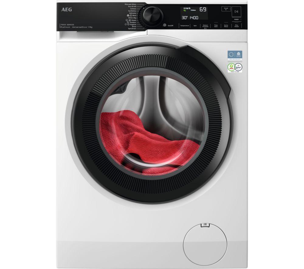 AEG 7000 Series ProSteam LFSR74944UD 9 kg 1400 rpm Washing Machine - White