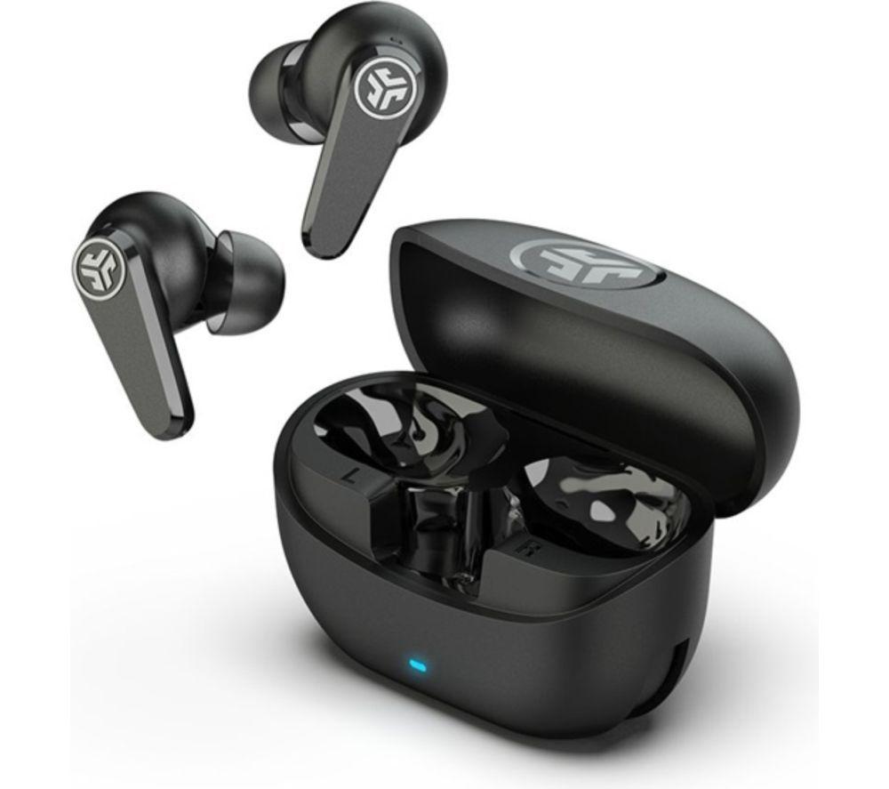 JLAB Go Pods ANC Wireless Bluetooth Noise-Cancelling Earbuds - Black