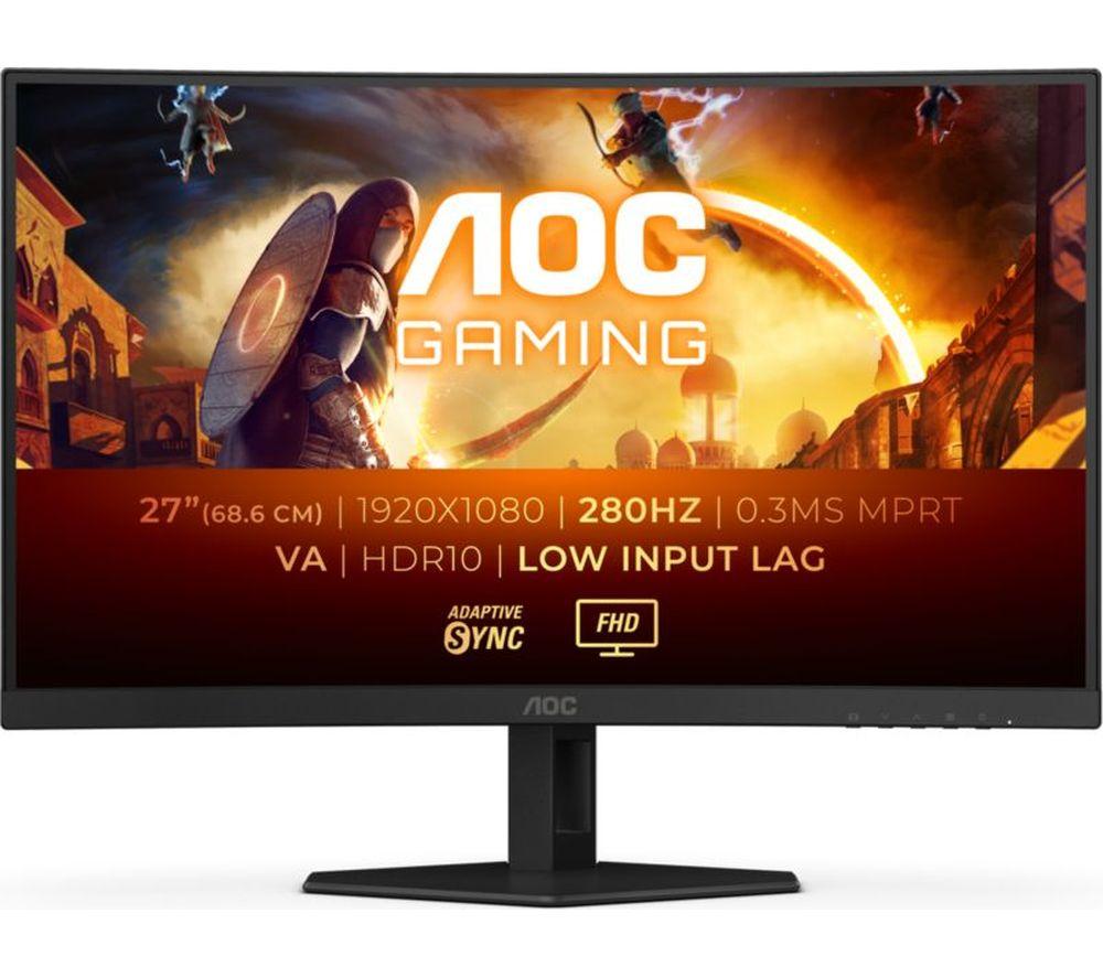 AOC C27G4ZXE Full HD 27inch Curved VA Gaming Monitor - Black