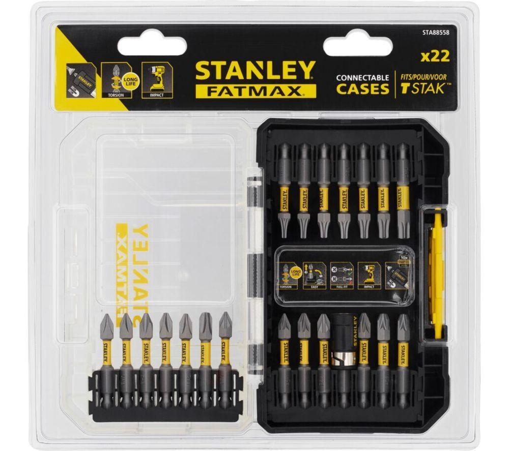 STANLEY STA88558-XJ Fatmax Impact Torsion Bit Set - 22 Piece