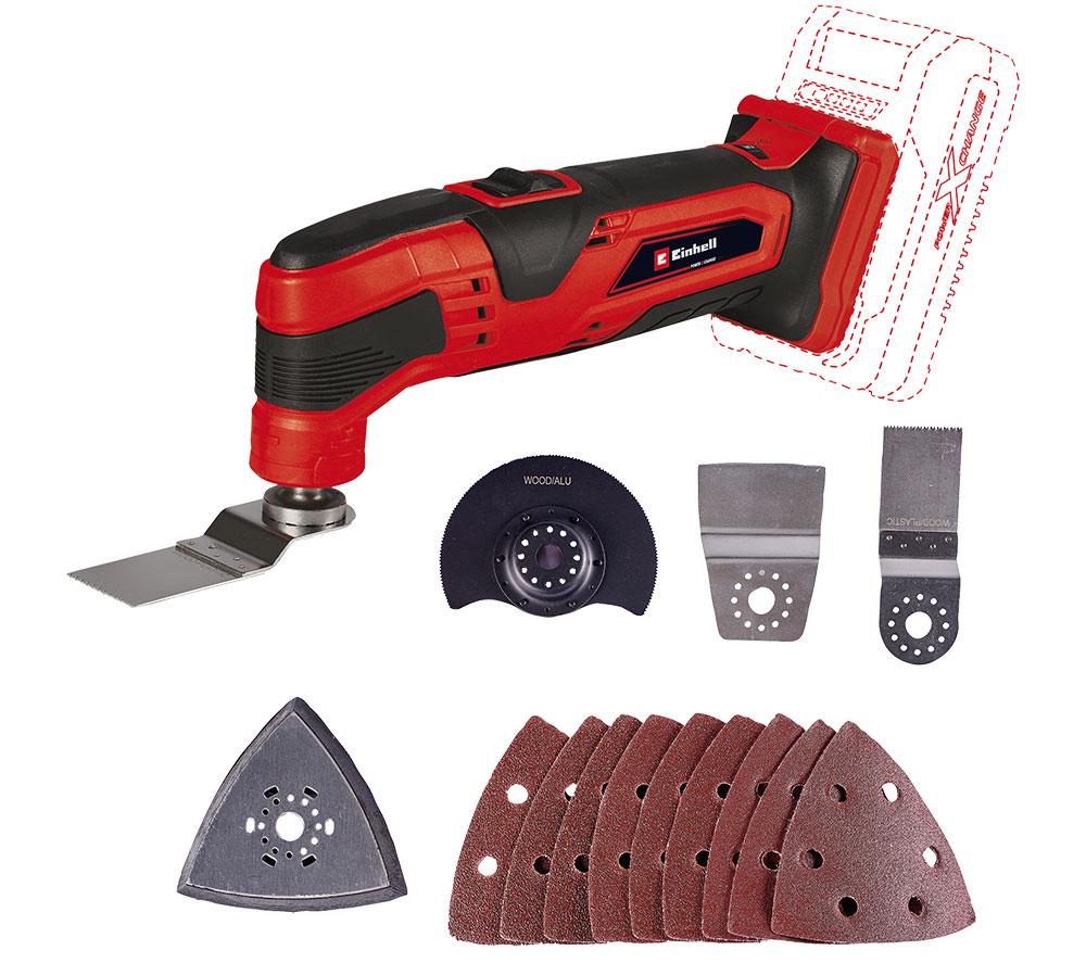 EINHELL TC-MG 18 Li-Solo Cordless Multi Tool - Black & Red