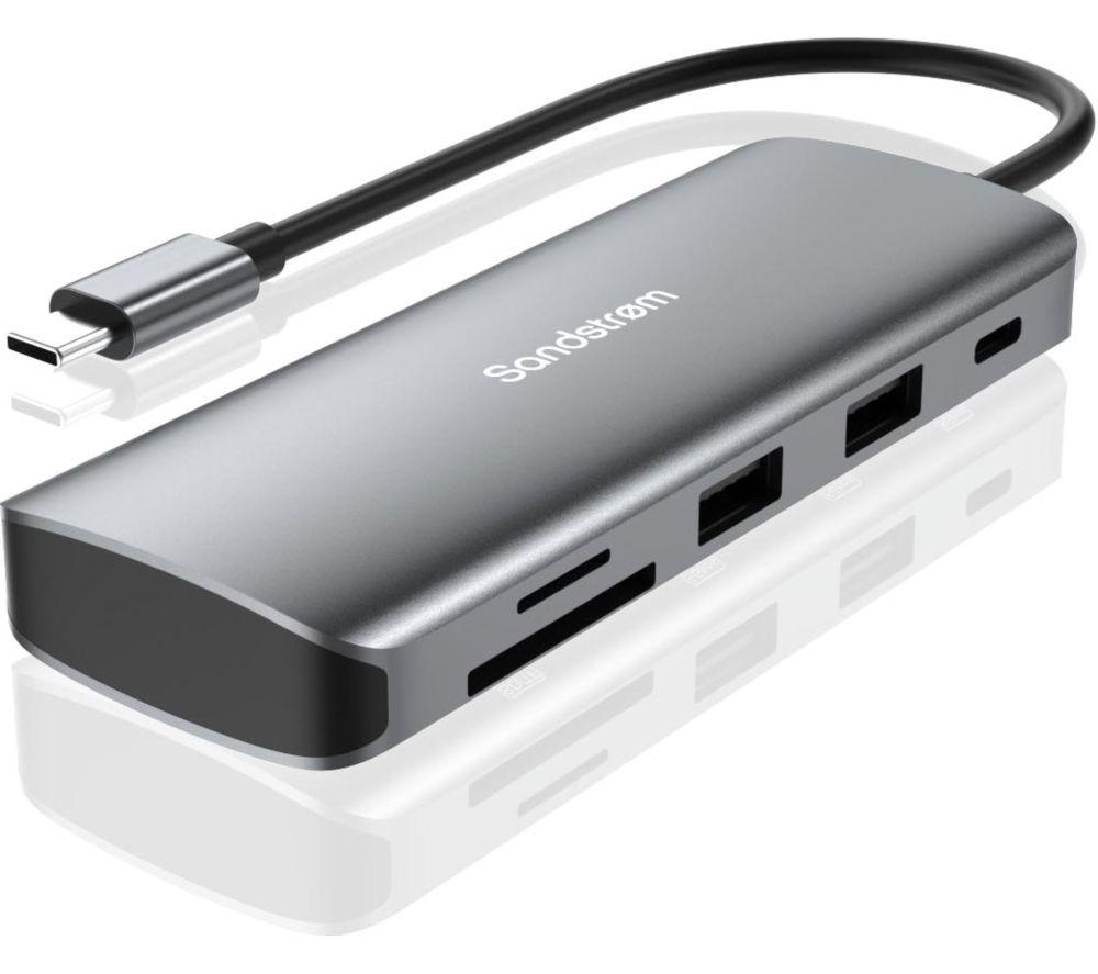 SANDSTROM S7IN1CA26 7-port USB Type-C Connection Hub
