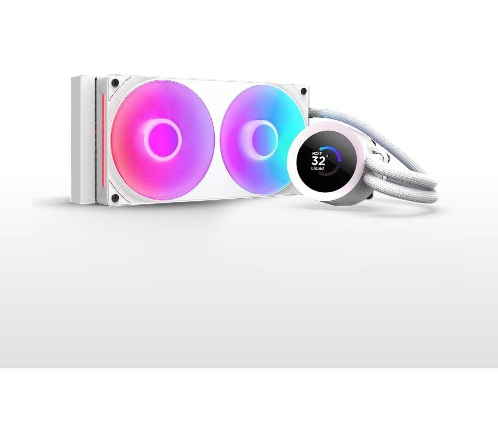 NZXT Kraken Plus 240 240 mm Liquid RGB CPU Cooler - White