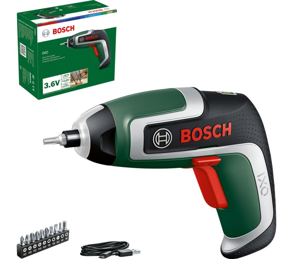 BOSCH IXO 7 Cordless Screwdriver - Green & Black
