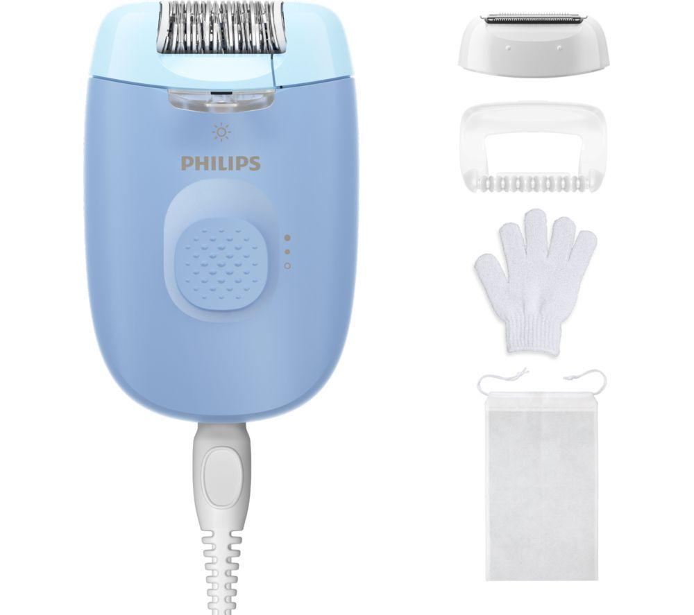 PHILIPS Series 4000 BRE247/00 Epilator - Blue