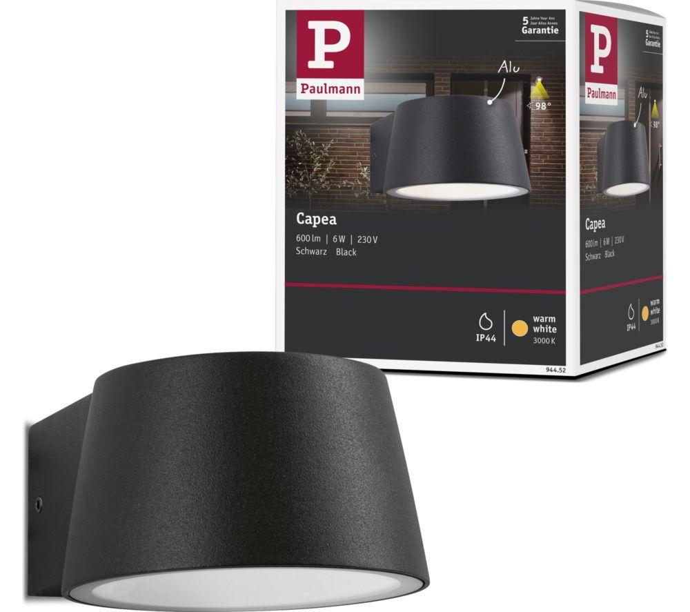 PAULMANN Capea Outdoor LED Wall Light - Anthracite