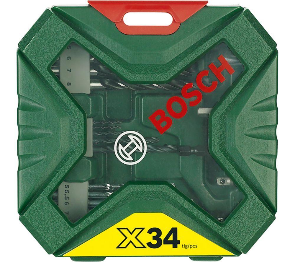 BOSCH Classic X-Line Drill / Driving Set - 34 Piece Set
