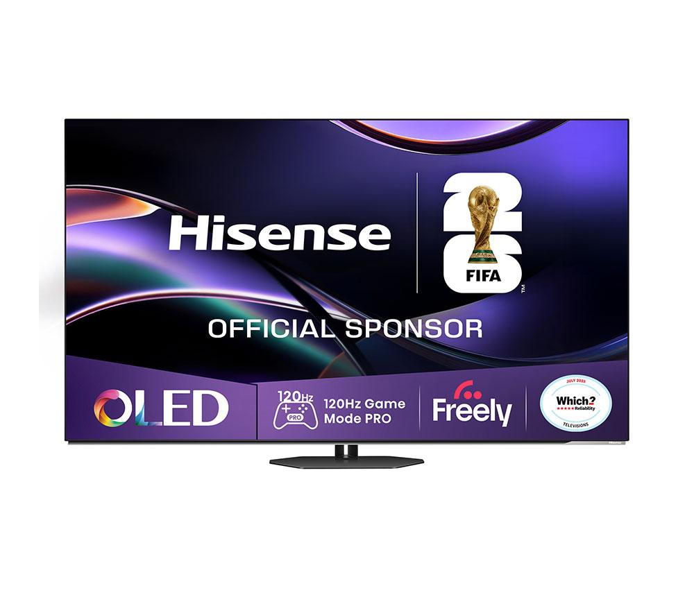 55inch HISENSE A85Q  OLED 4K Smart AI TV with Freely - 55A85QTUK