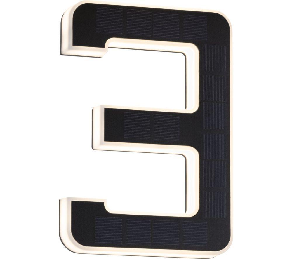PAULMANN Solar LED House Number Light - No. 3