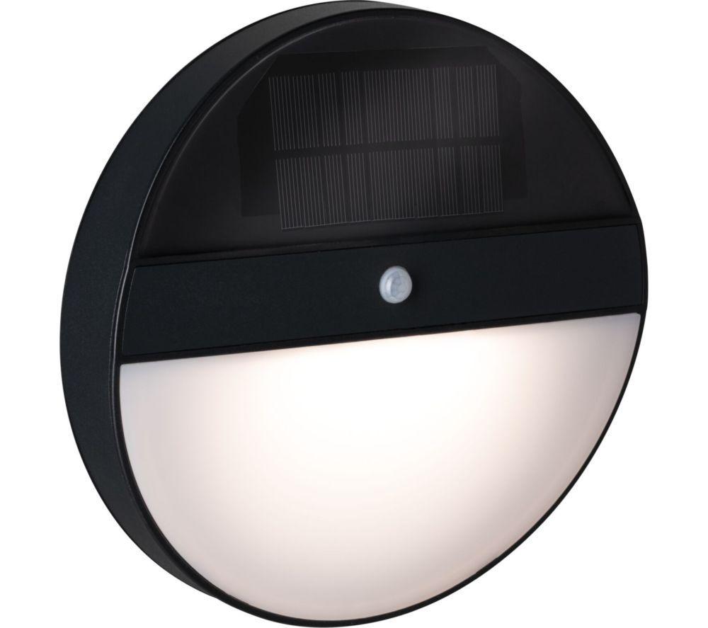 PAULMANN Eloise Motion Sensor Solar Wall Light - Anthracite