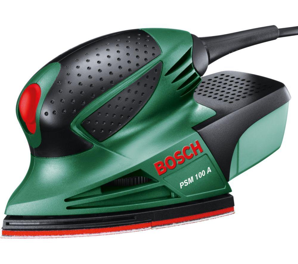 BOSCH PSM 100 A Multi-pad Sander - Green & Black