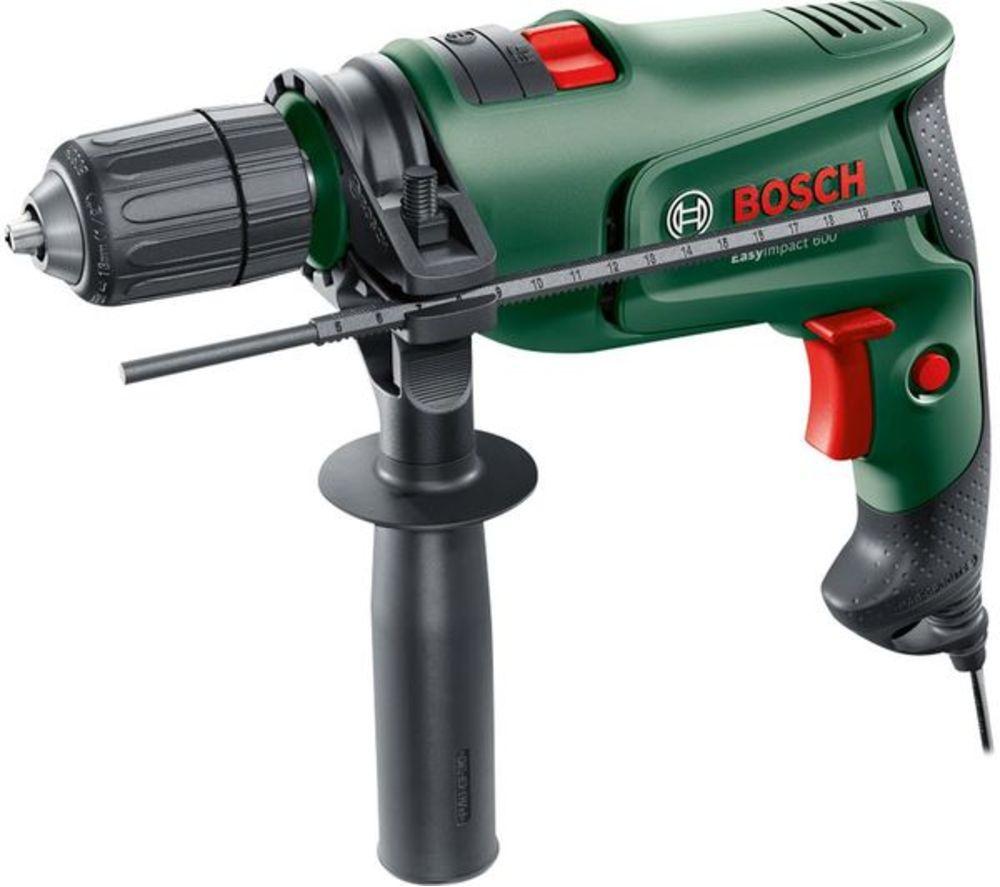 BOSCH EasyImpact 600 Corded Drill - Green & Black