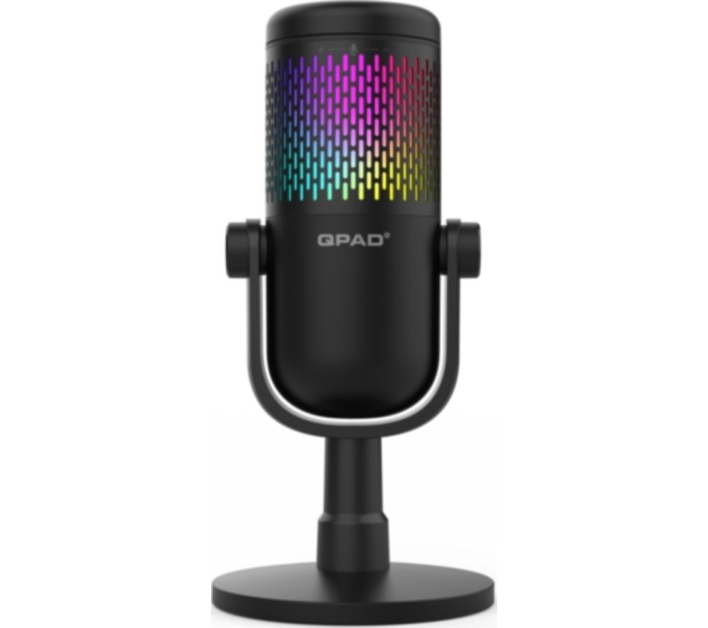 QPAD Beam Stream RGB Microphone - Black