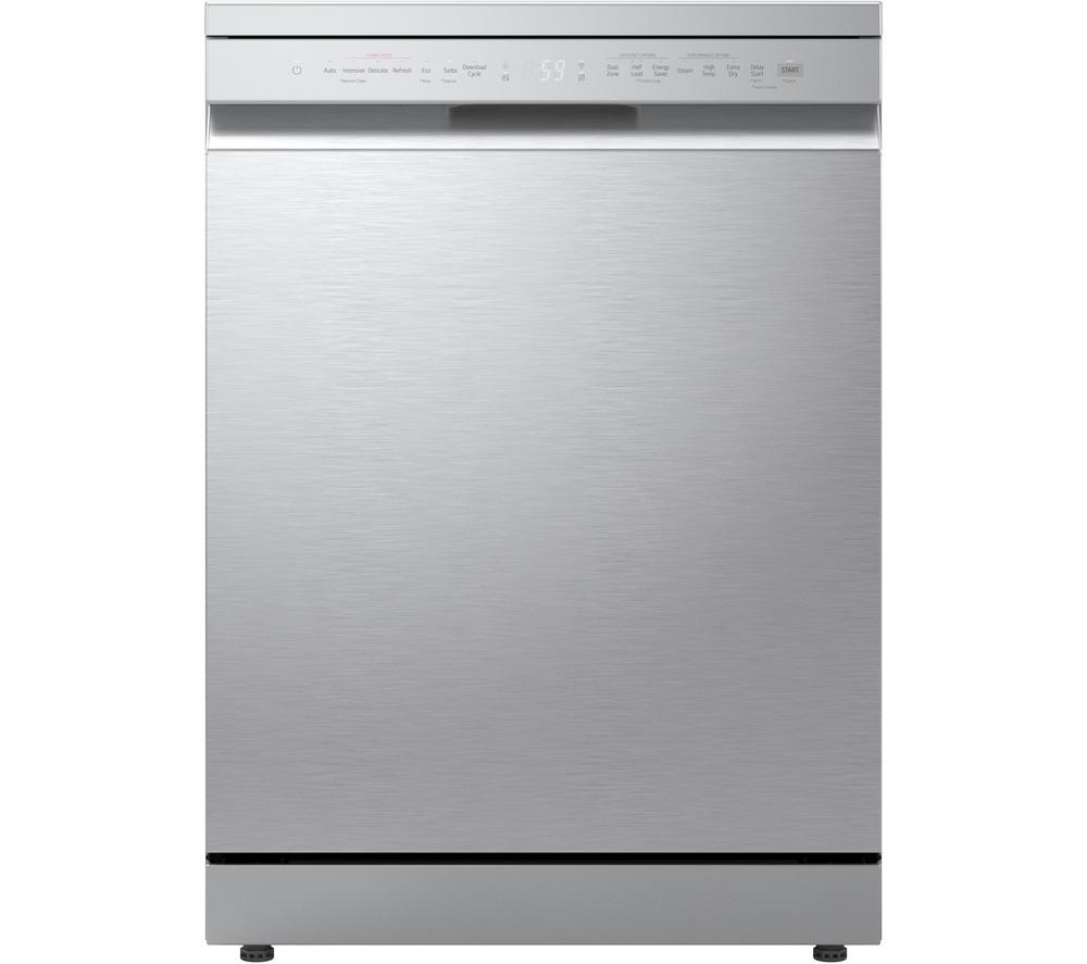 LG TrueSteam DF273FVS Full-Size WiFi-enabled Dishwasher - Silver