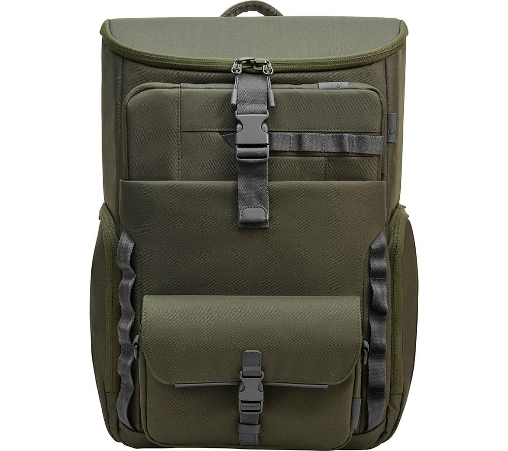 HP Modular 15.6inch Laptop Backpack - Grey & Green