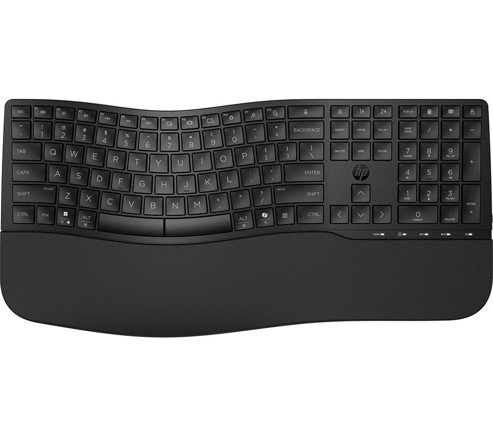 HP 680 Comfort Dual-Mode Wireless Keyboard - Black