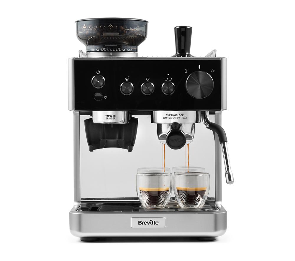 BREVILLE Barista Classic VCF186 Bean to Cup Coffee Machine - Stainless Steel