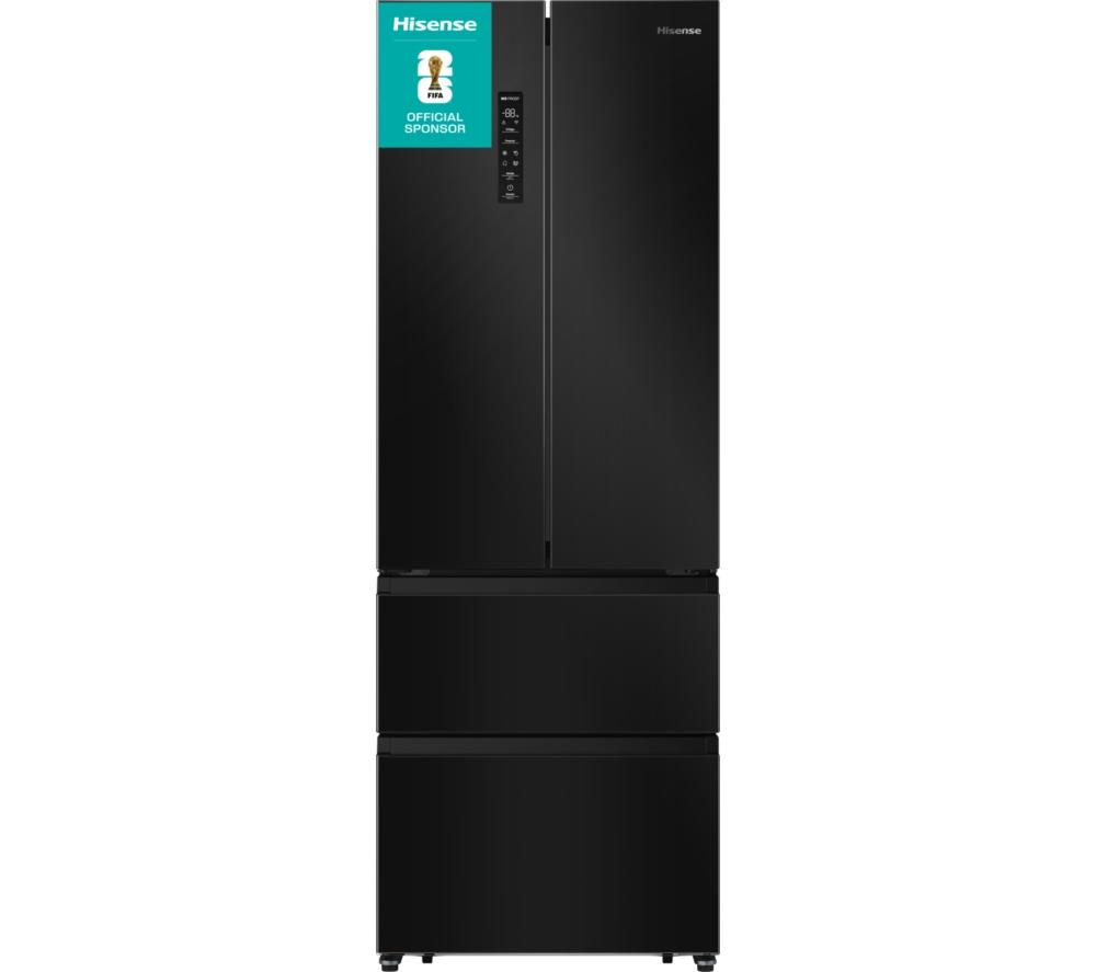 HISENSE PureFlat RF632N4AFE2 Fridge Freezer - Black Stainless Steel