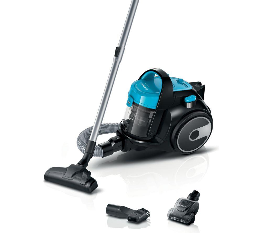 BOSCH Series 2 BGS05BU2GB Cylinder Bagless Vacuum Cleaner - Turquoise