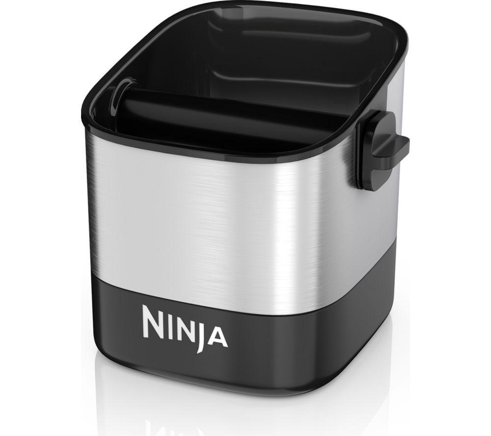 NINJA Luxe Café XSKKNCKBXEUK Knock Box - Silver & Black