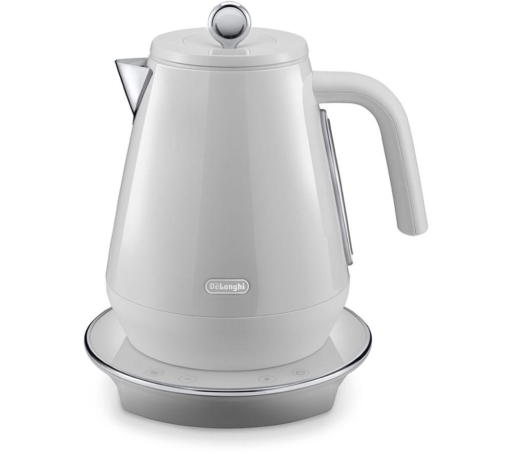 DELONGHI Eclettica Special Tea KBY3011.W Jug Kettle - Whimsical White