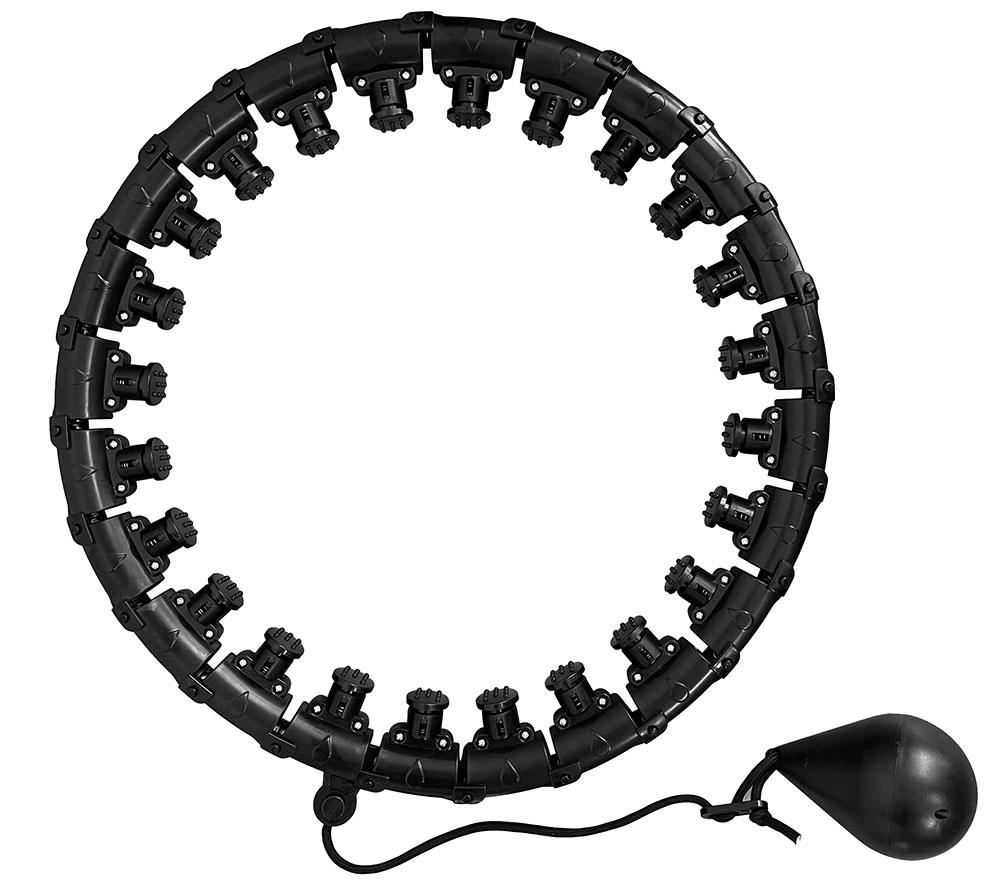 EKO FIT KFWHH Weighted Fitness Hoop - Black