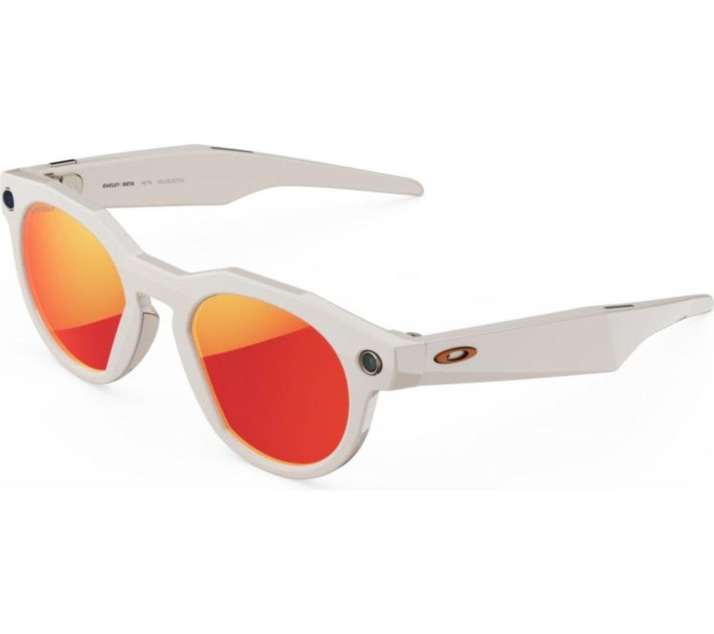 OAKLEY Meta HSTN Smart Glasses - Warm Grey, Prizm Ruby