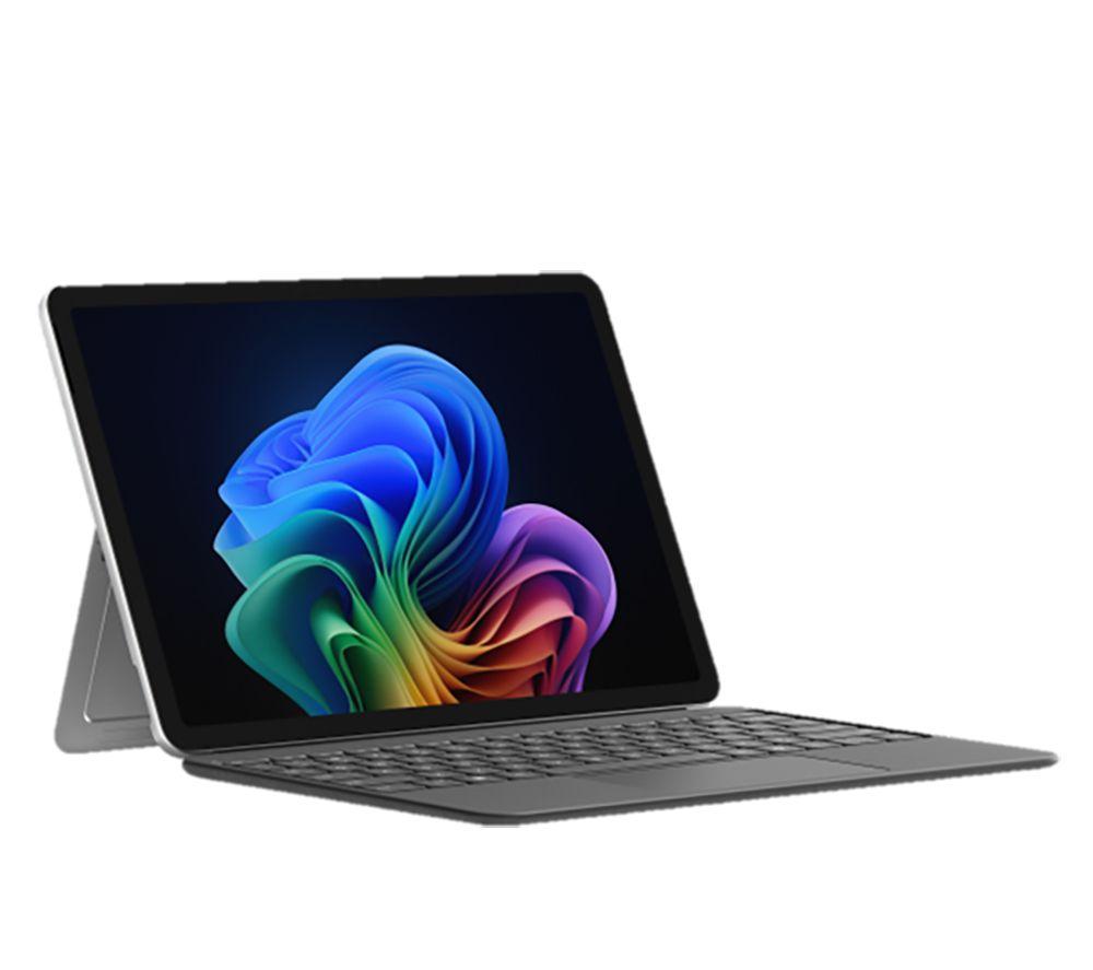 MICROSOFT 12inch Surface Pro, Copilot PC with keyboard - Snapdragon X Plus, 256 GB SSD, Platinum