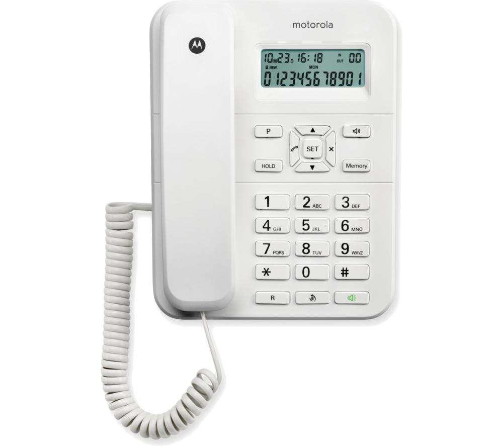 MOTOROLA CT202 Corded Phone - White
