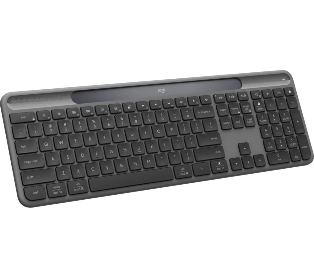 LOGITECH Signature Slim Solar Wireless Keyboard - Graphite