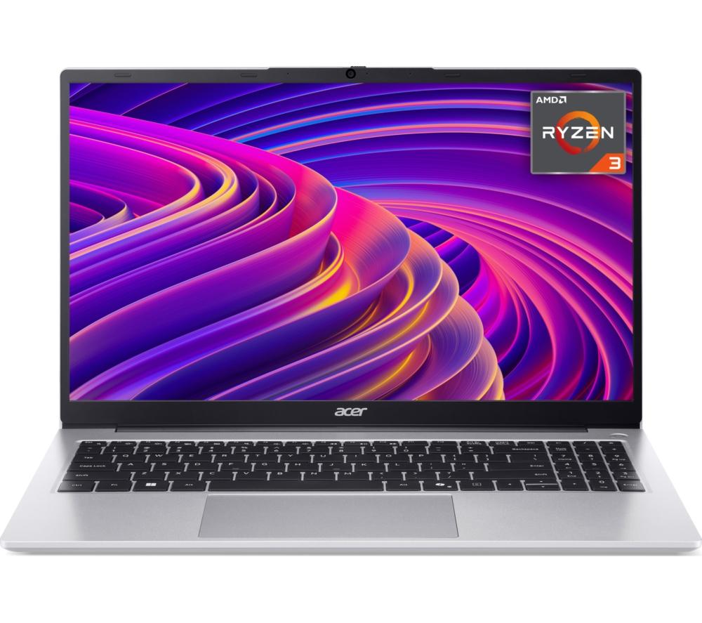 ACER Aspire Lite 15.6inch Laptop - AMD Ryzen™ 3, 128 GB SSD, Silver