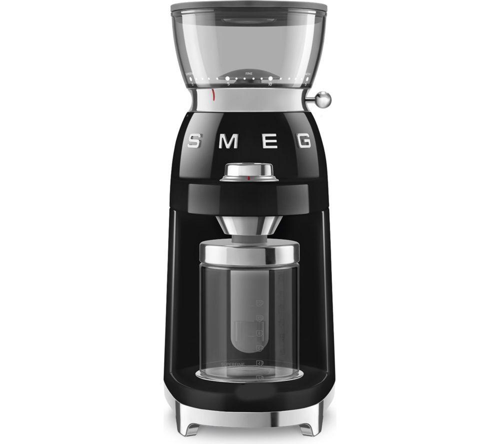 SMEG CGF03BLUK Electric Coffee Grinder - Black
