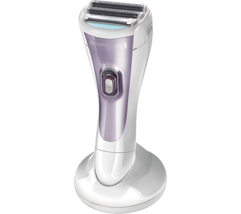 REMINGTON WDF4840 Cordless Wet & Dry Foil Lady Shaver   White & Purple